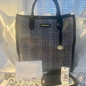 Brahmin Montique Tote – Multi Highland / Wool/Genuine Leather EUC